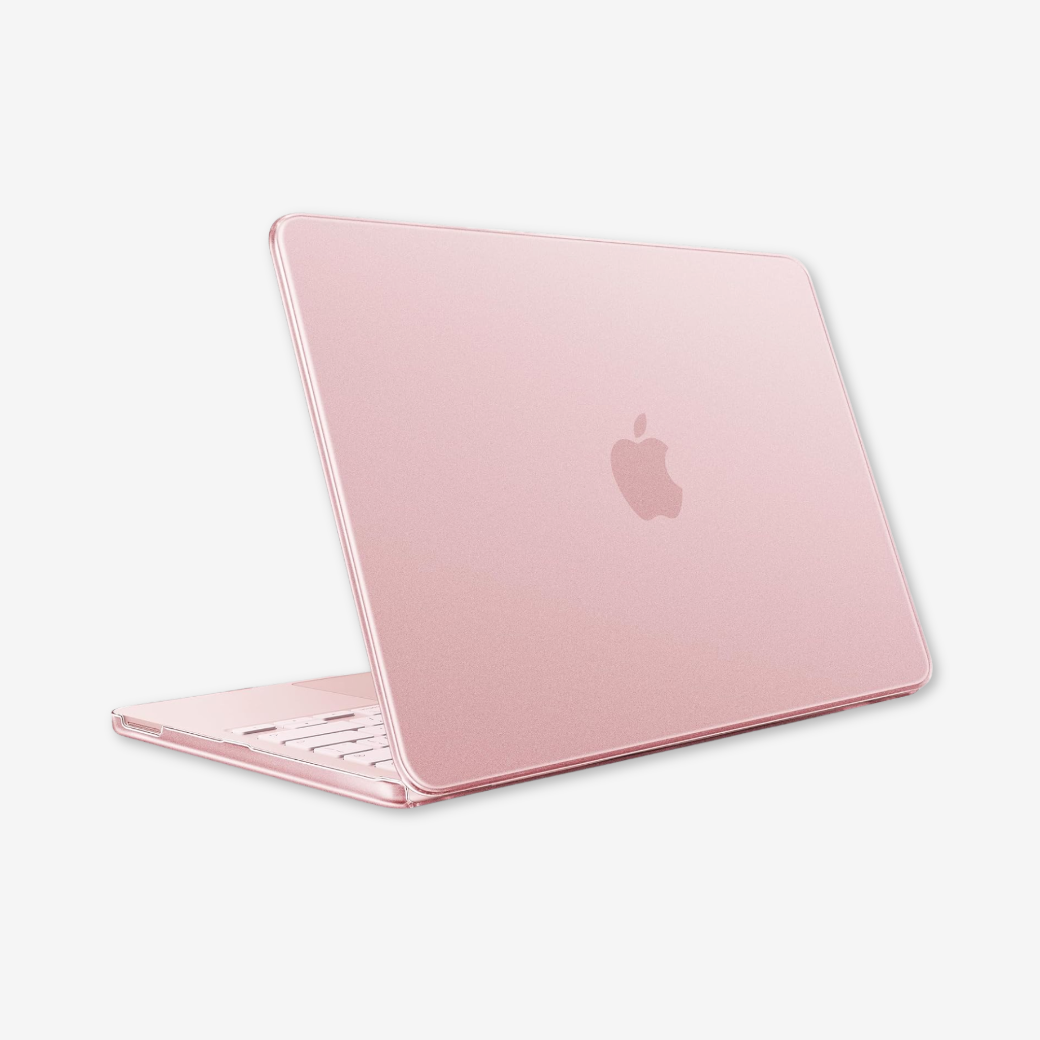Capa HardShell Rosa Fosca instalada no MacBook Neo 13 SkinCase #cor_rosa fosca