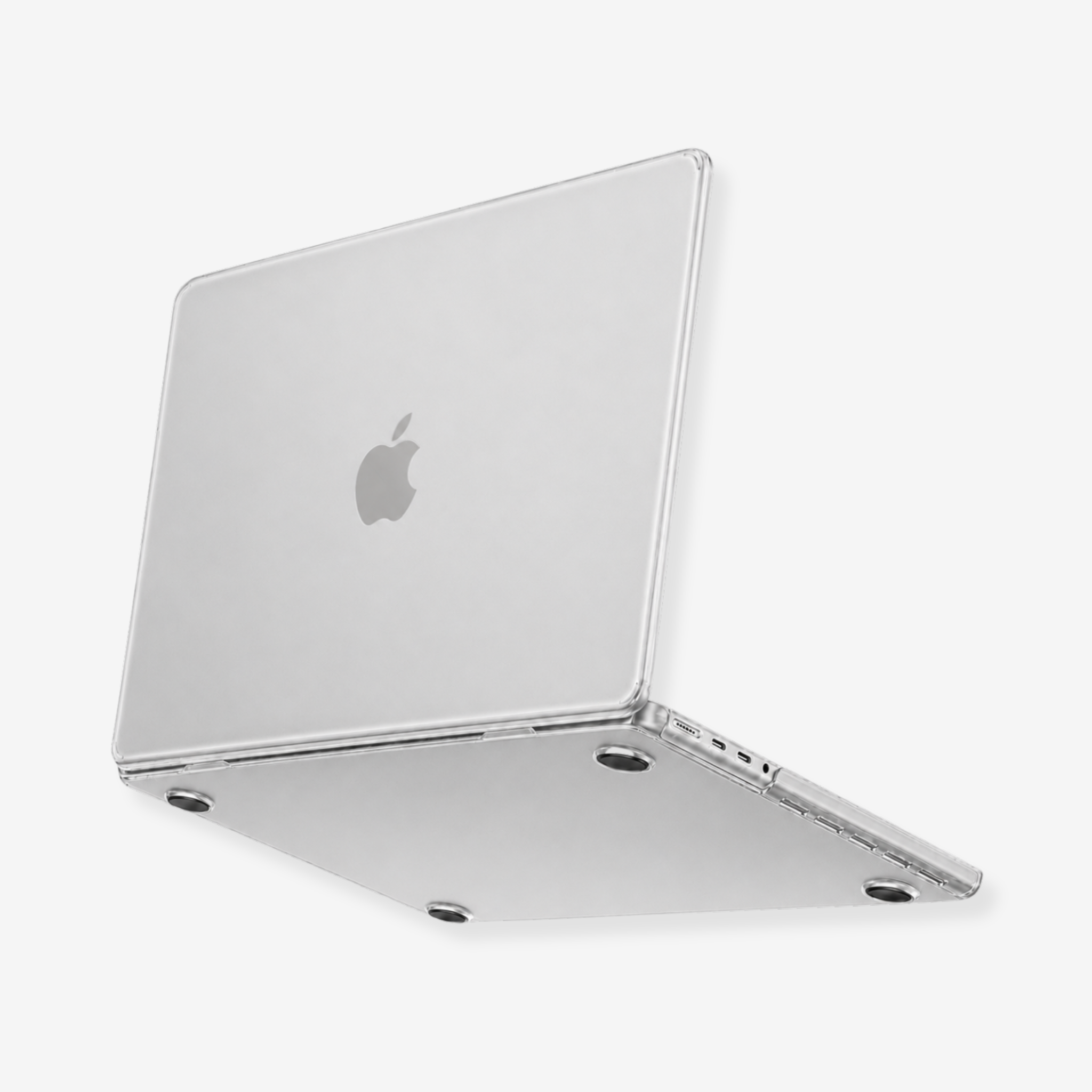 Capa HardShell Transparente Fosca SkinCase para MacBook Pro 16 M1 M2 M3 M4 M5 com proteção inferior #cor_transparente fosco