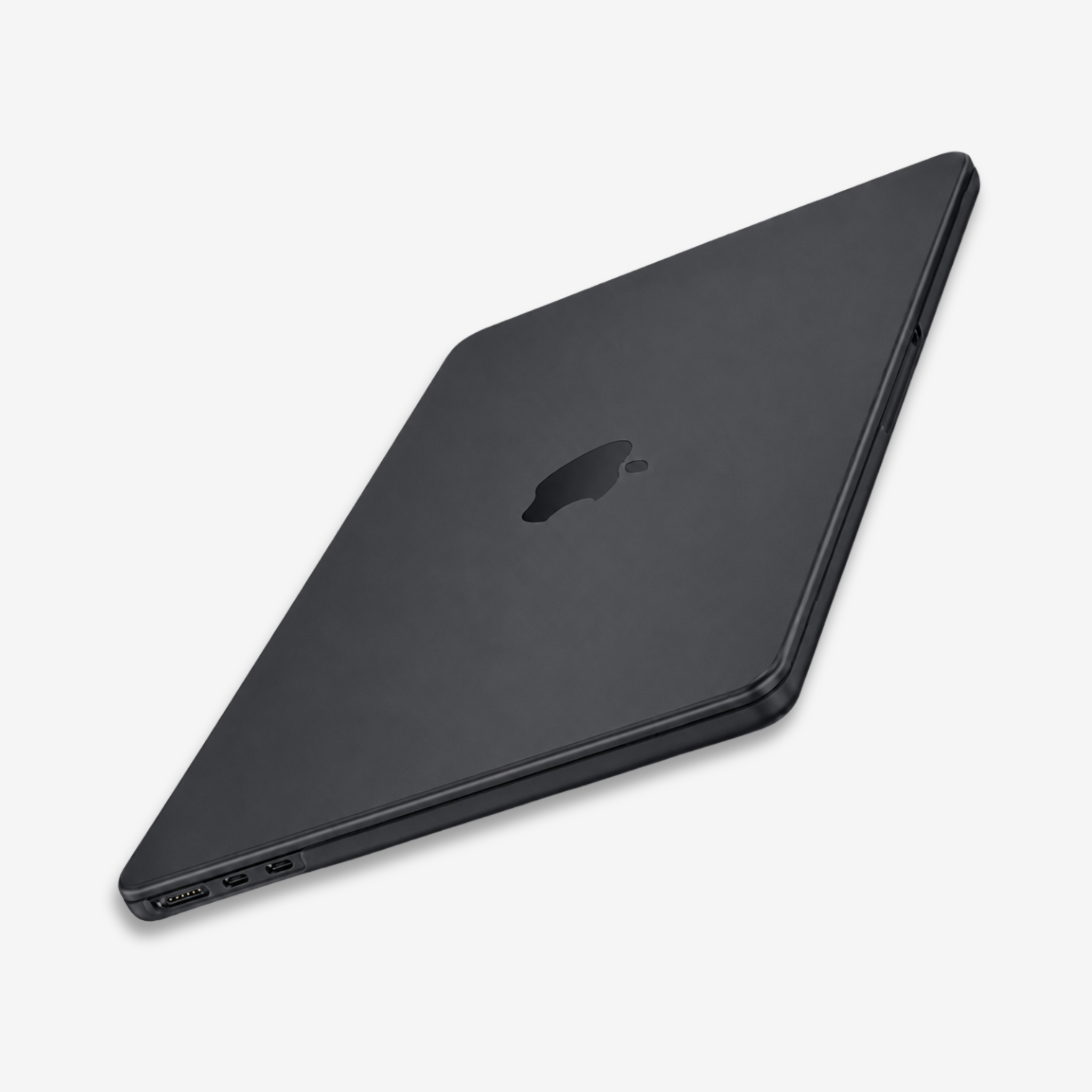 Capa HardShell Preto Fosco para MacBook Air 15 SkinCase #cor_preto fosco