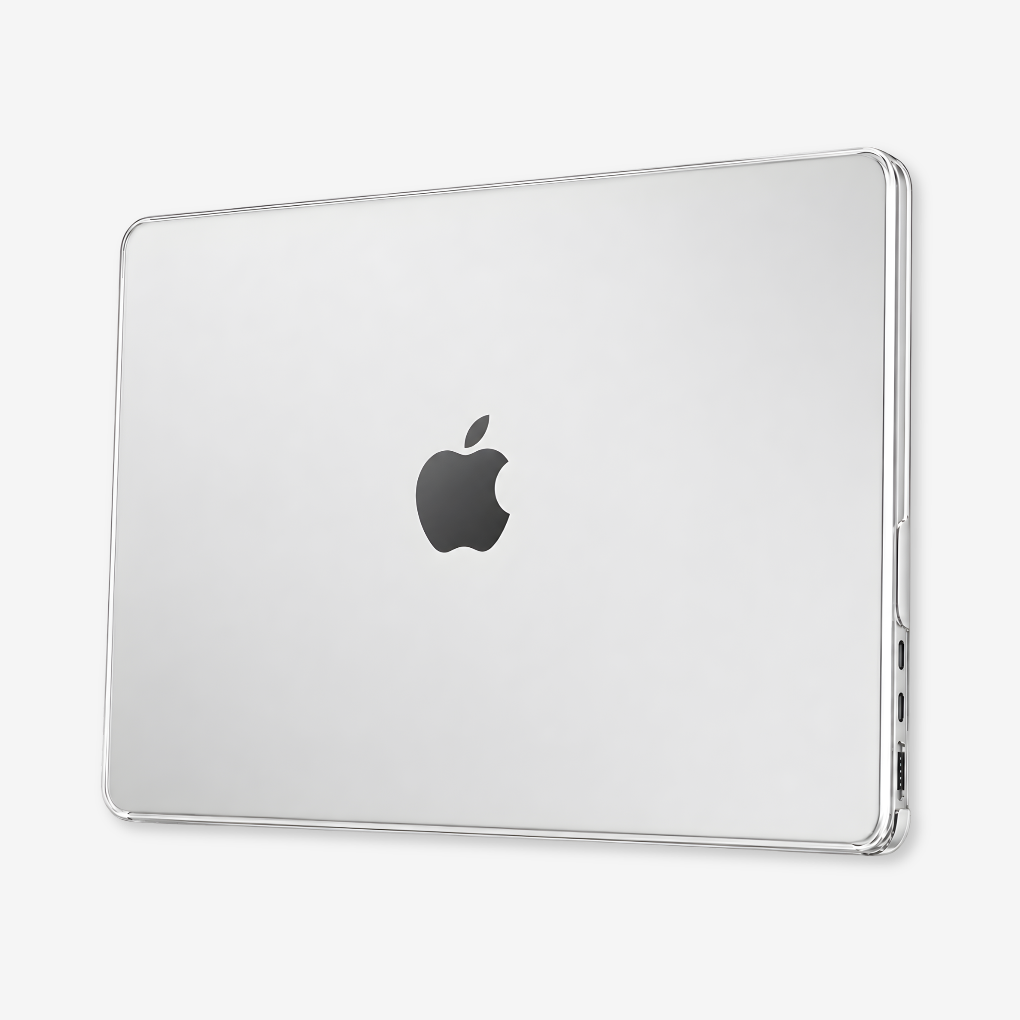 Capa HardShell Transparente Cristal para MacBook Air 15 SkinCase #cor_transparente fosco