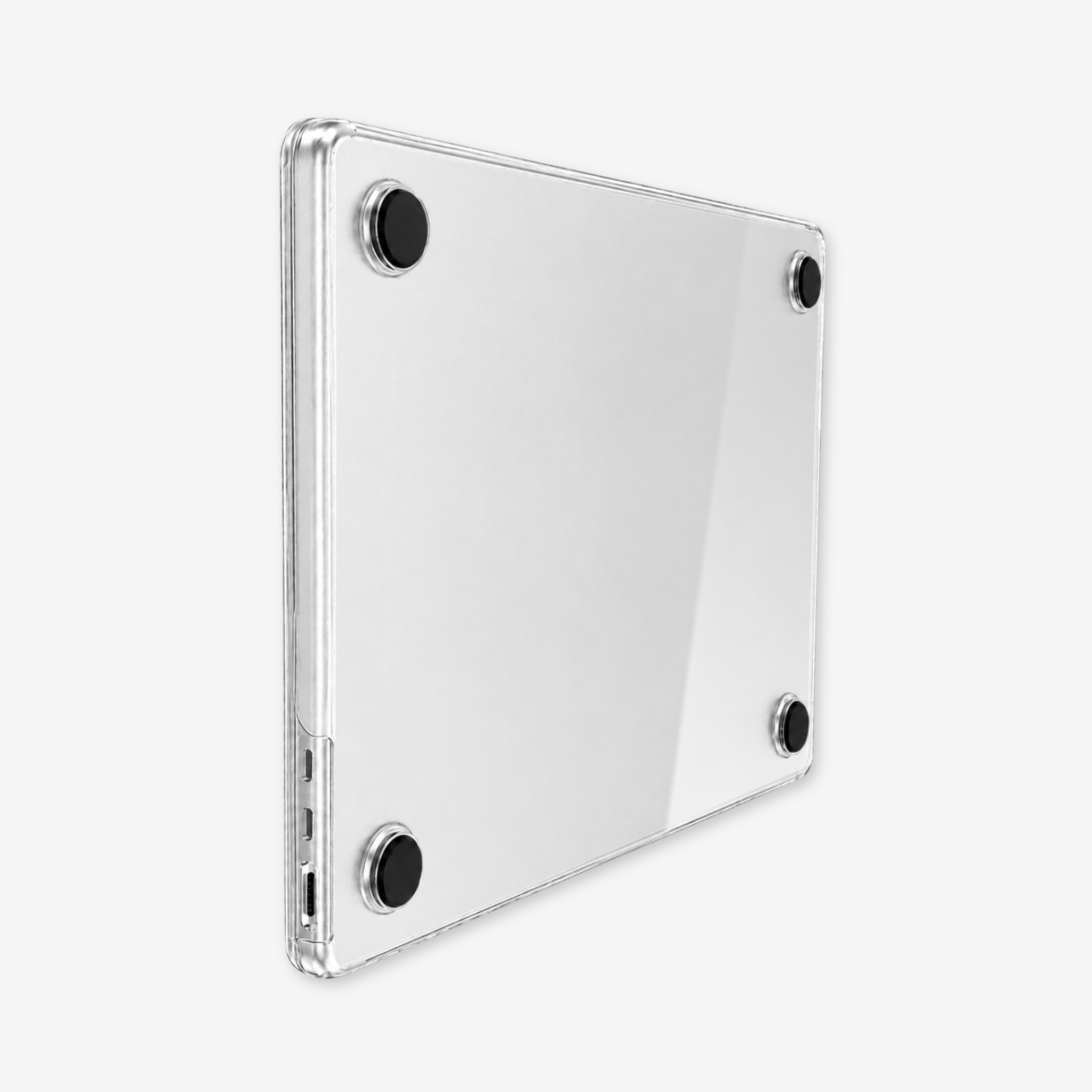 Capa HardShell Transparente Cristal para MacBook Air 15 SkinCase #cor_transparente cristal