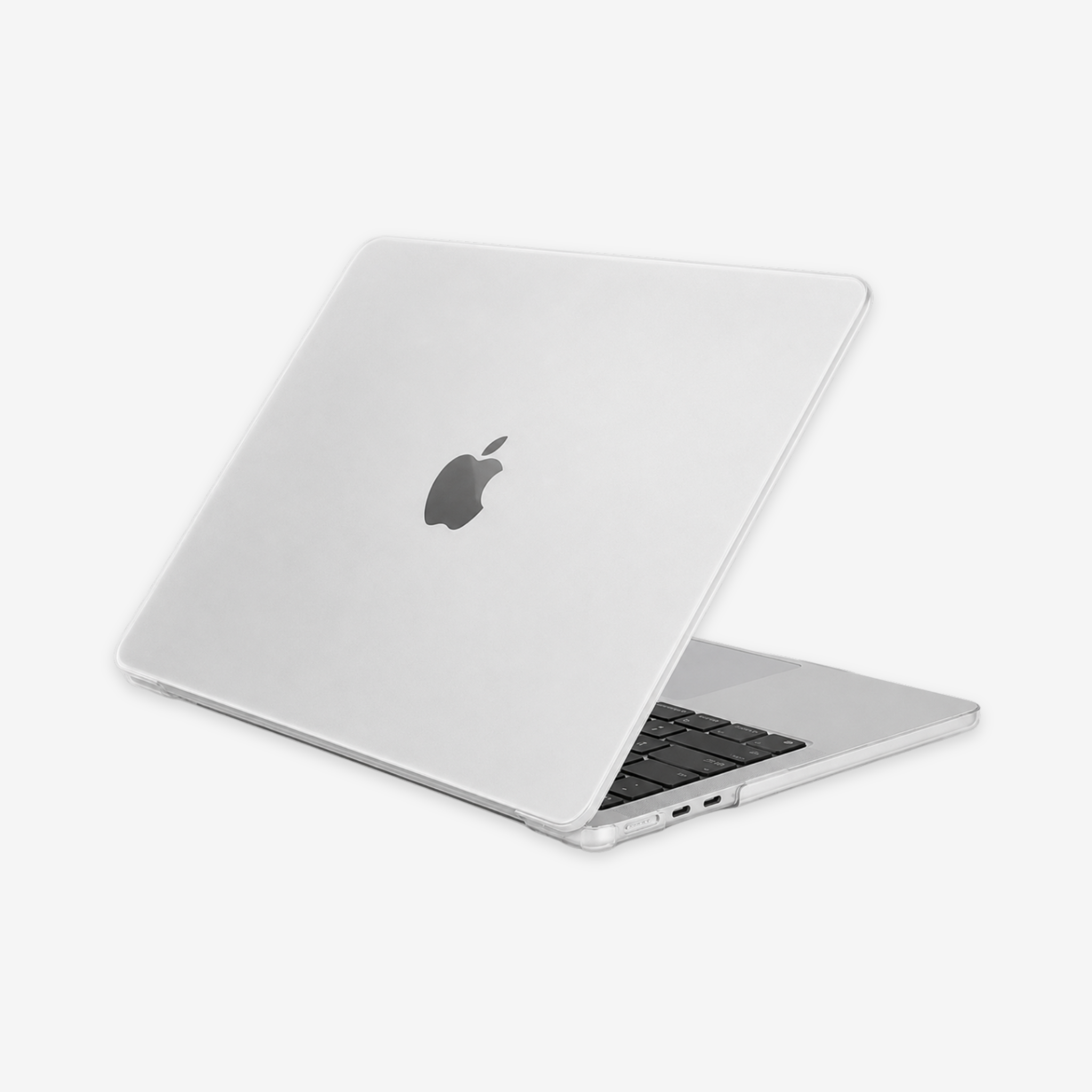 Capa HardShell Transparente Cristal para MacBook Air 15 SkinCase #cor_transparente fosco
