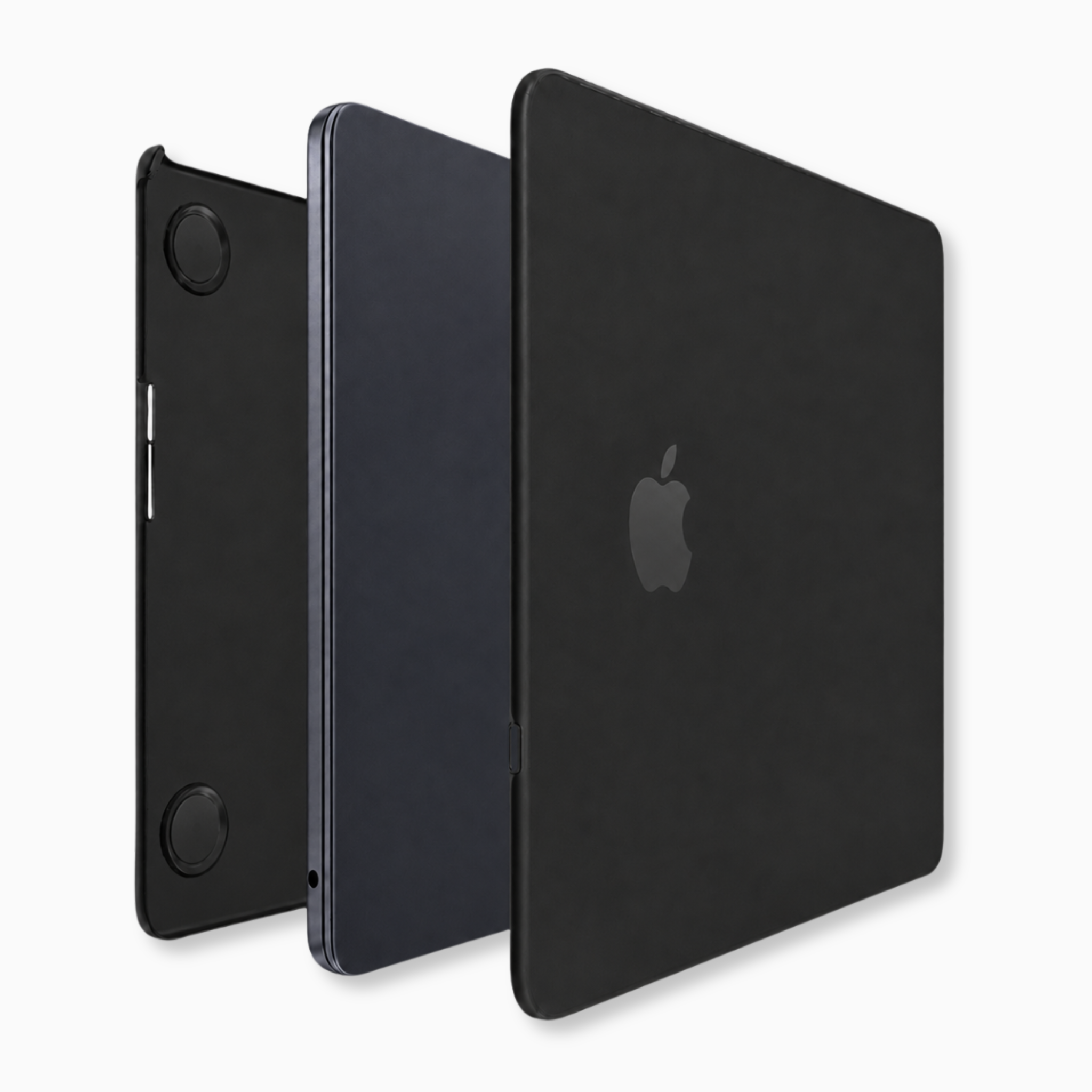 Capa HardShell Preto Fosco para MacBook Air 13 SkinCase #cor_preto fosco