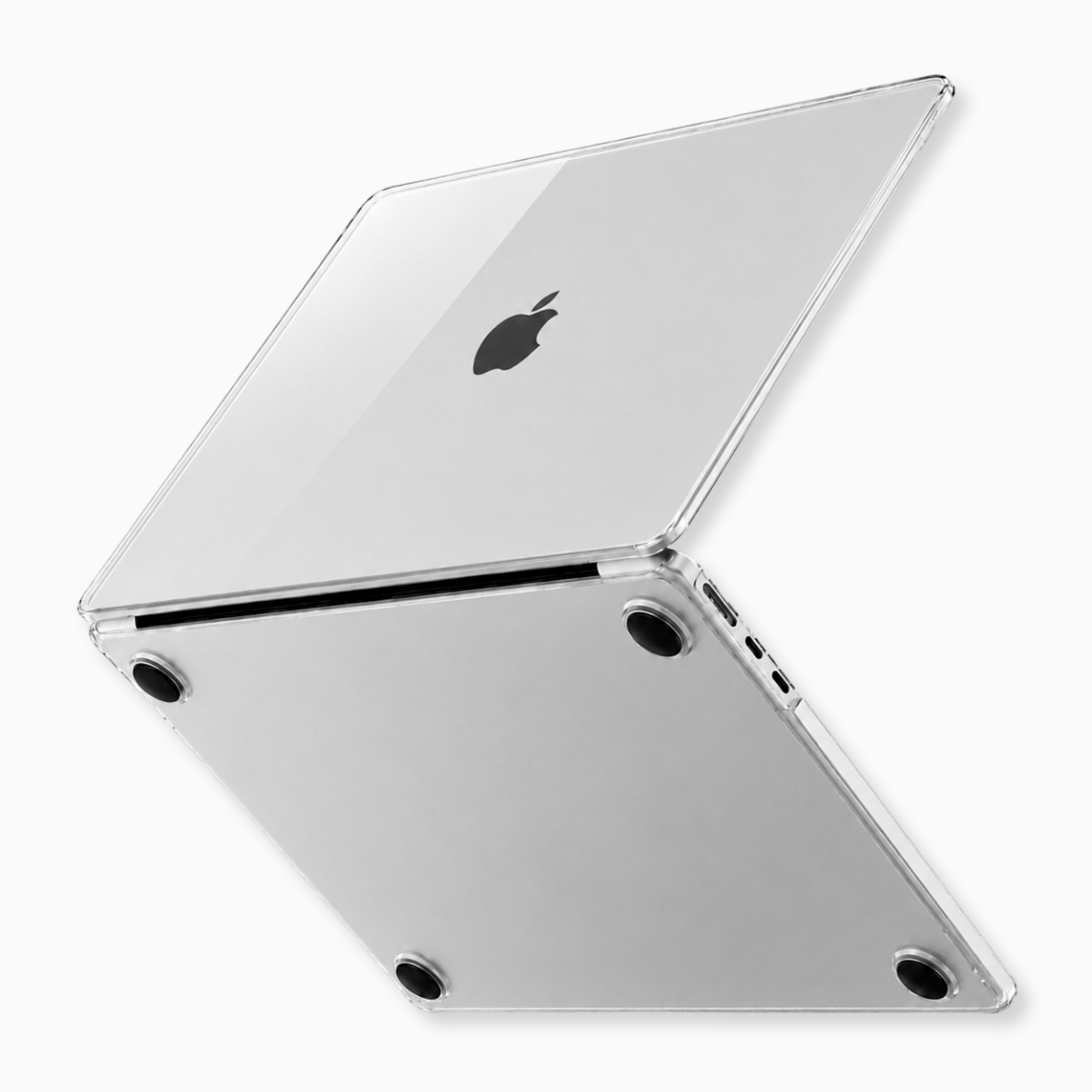 Capa HardShell Transparente Cristal para MacBook Air 13 SkinCase #cor_transparente cristal