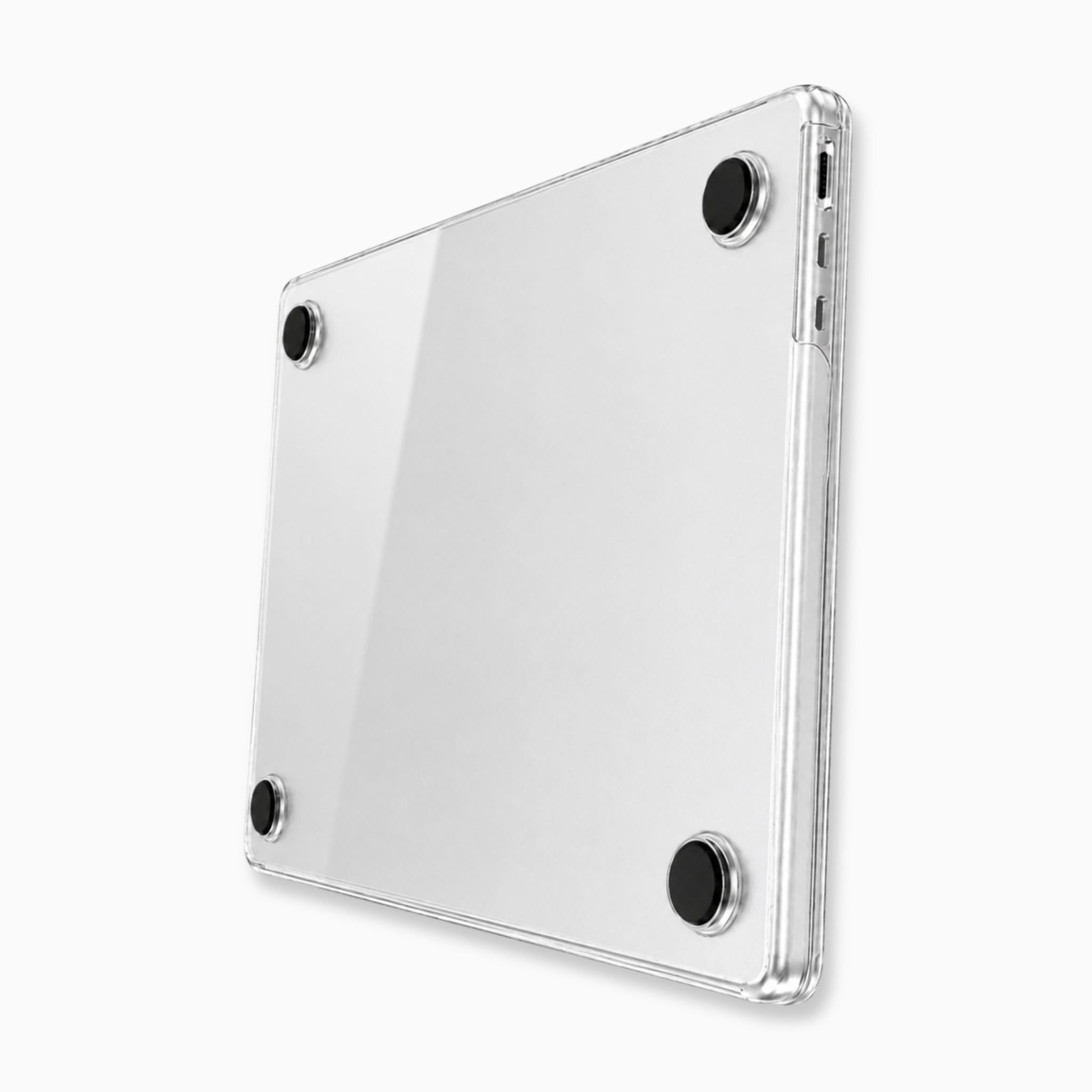 Capa HardShell Transparente Cristal para MacBook Air 13 SkinCase #cor_transparente cristal
