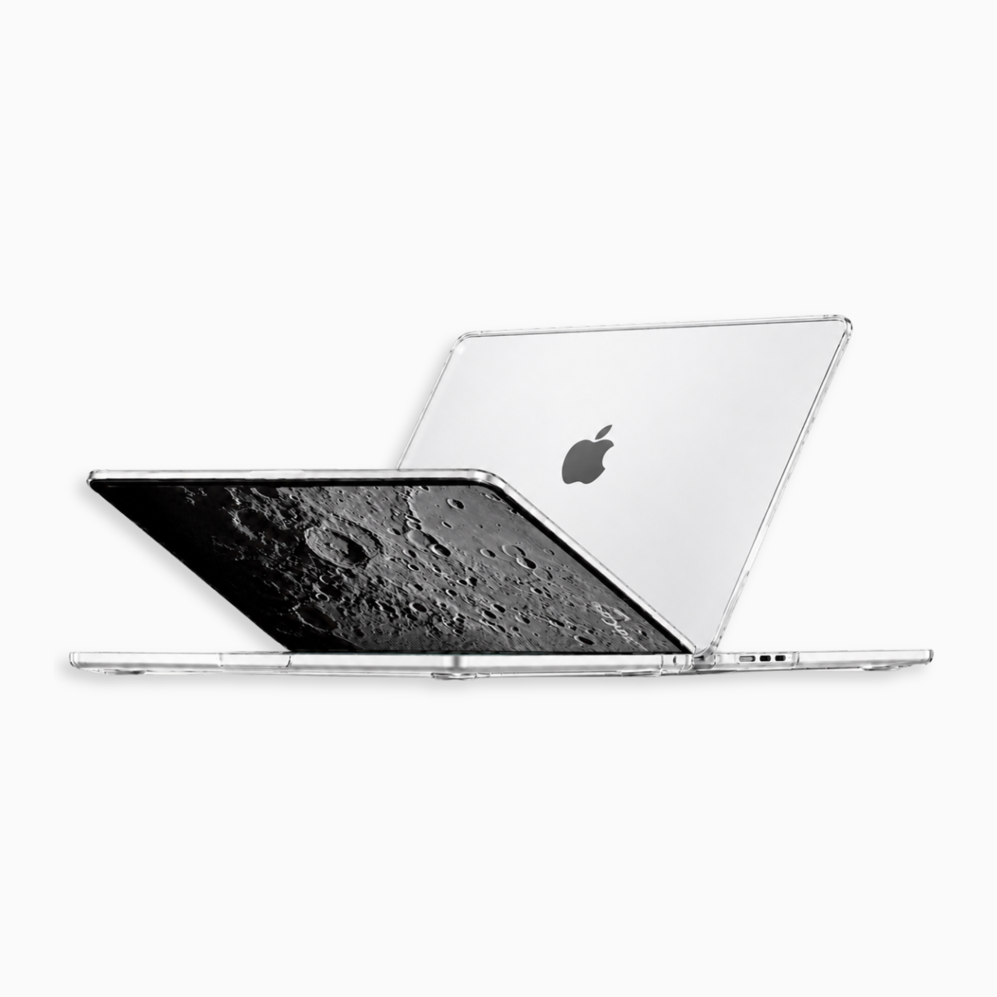 Capa HardShell Transparente Cristal para MacBook Air 13 SkinCase #cor_transparente cristal