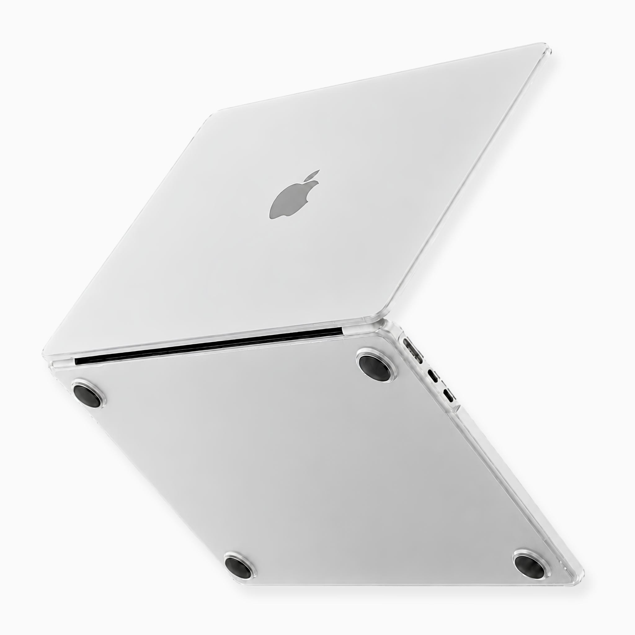 Capa HardShell Transparente Fosco para MacBook Air 13 SkinCase #cor_transparente fosco