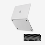 Capa HardShell Transparente Fosco + Protetor de Teclado para MacBook Pro 14 M1 M2 M3 M4 M5 SkinCase #cor_transparente fosco