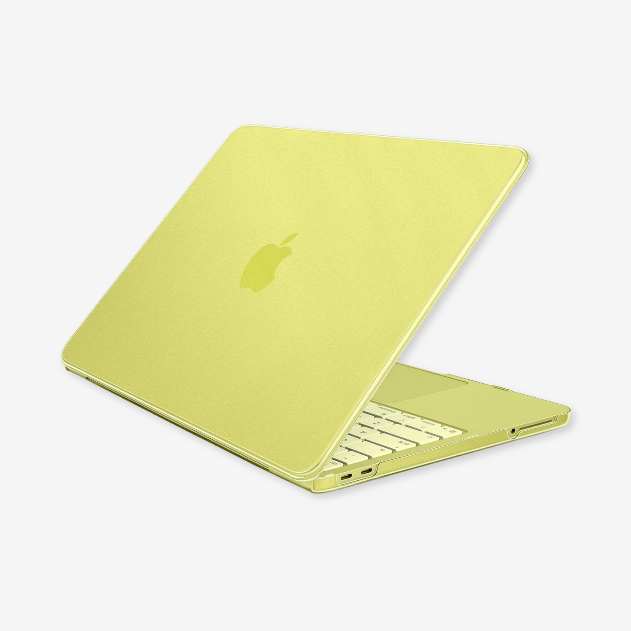 Capa HardShell Verde Cítrico Fosca para MacBook Neo 13 com encaixe preciso SkinCase #cor_verde cítrico fosca