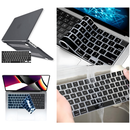Kit Capa +Pel Teclado PRETO P/ MacBook Air 13.6Pol M2 M3 M4// A2681 A3113 A3240// 2022-2025
