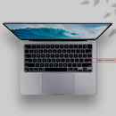 Protetor Teclado MacBook Pro 16.2 M2 e M3 Preto