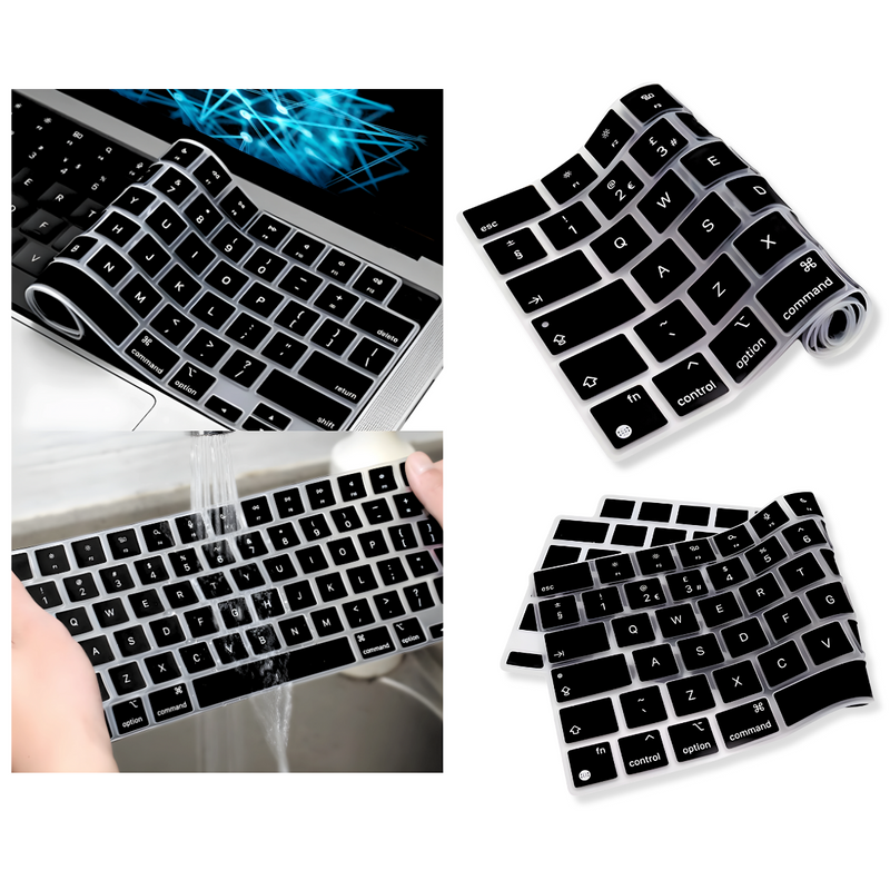 Protetor Teclado MacBook Pro 16.2 M2 e M3 Preto