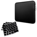 Kit Bag Neoprene+Pel Teclado PRETO P/ MacBook Air 15.3 A2941 2021-2025
