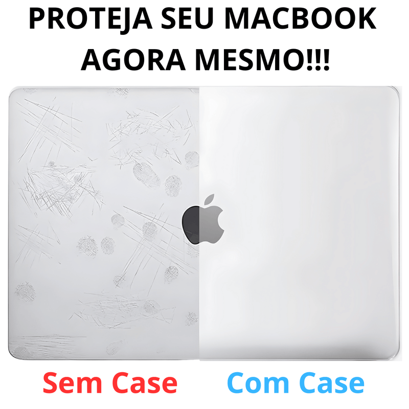 Capa Para MacBook Air 13 Pol Touch ID - Mod: M1 A2337/ A2179/ A1932 - 2018 até 2021