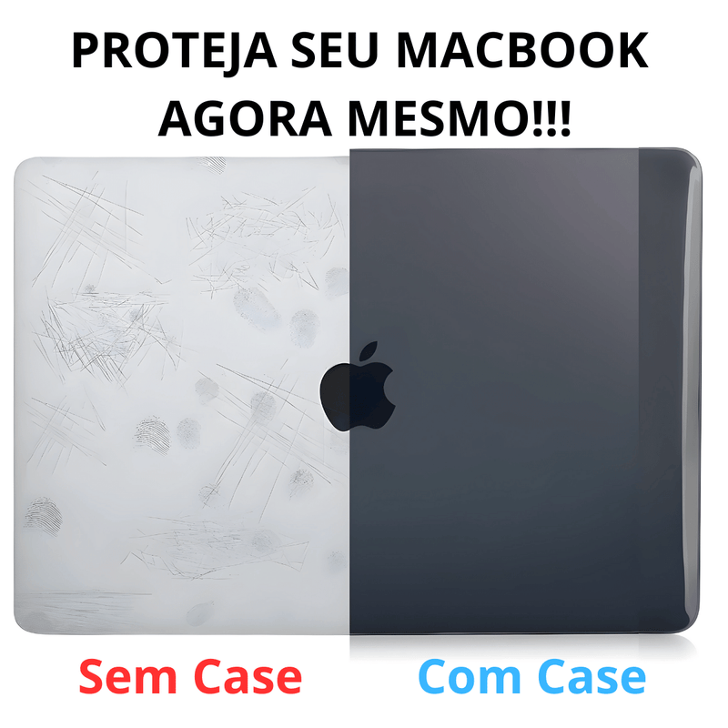 Capa Para MacBook Air 13 Pol Touch ID - Mod: M1 A2337/ A2179/ A1932 - 2018 até 2021