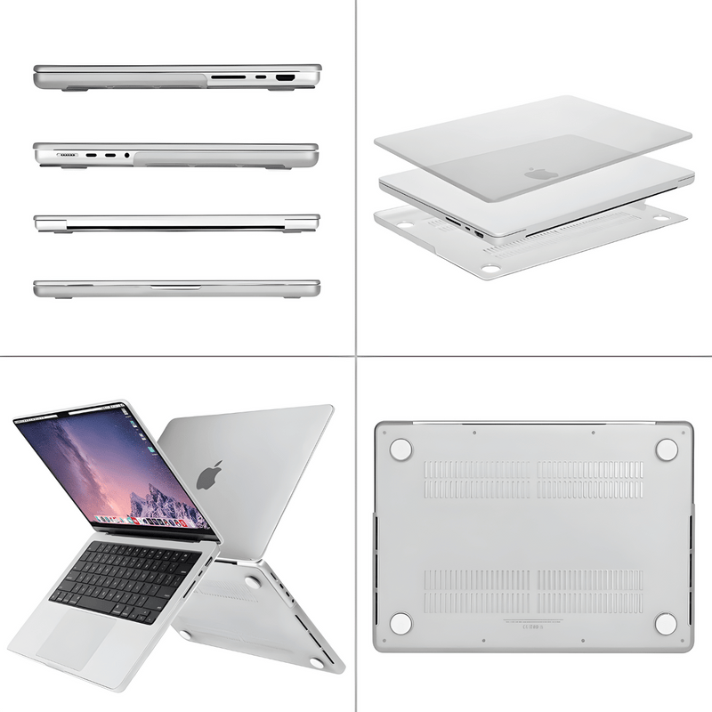 Capa Hard Case MacBook Pro 14.2 Pol. - Modelos: M1 A2442/ M2 A2779/ M3 A2919 A2992/ M4 A3112 A3185 A3401- Normal / Pro / Max (2021 ate 2025)