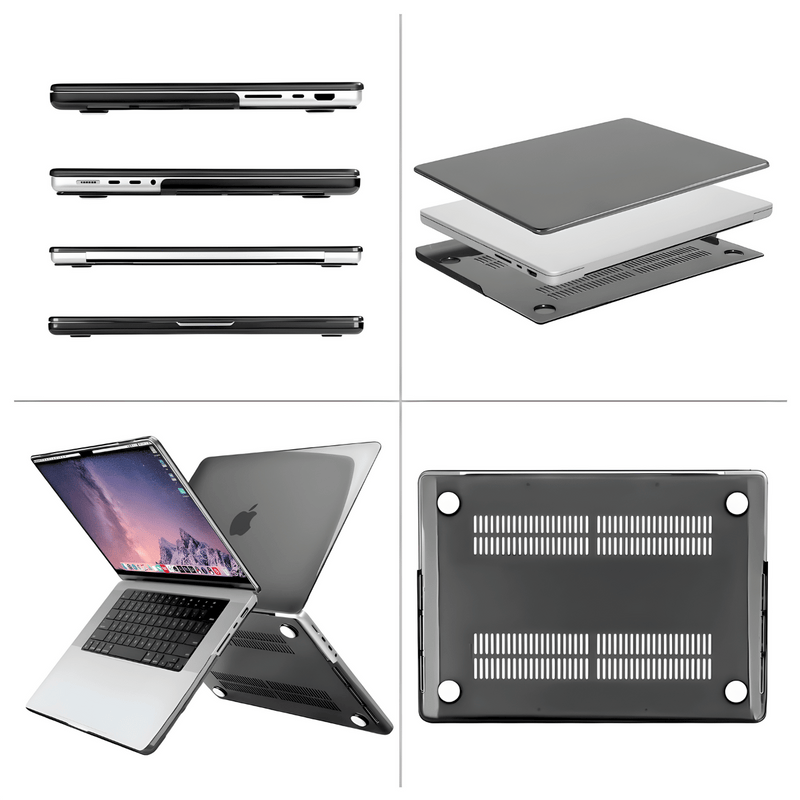 Capa Hard Case MacBook Pro 14.2 Pol. - Modelos: M1 A2442/ M2 A2779/ M3 A2919 A2992/ M4 A3112 A3185 A3401- Normal / Pro / Max (2021 ate 2025)