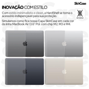 Capa SkinCase Para MacBook Air 13.6 Polegadas - Modelos: M2 A2681 / M3 A3113 Ano 2022 até 2025