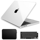Kit Capa Para MacBook Air 15.3 Pol  M2 M3 M4 + Neoprene + Protetor de Teclado
