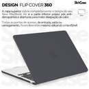 Kit Capa Para MacBook Air 15.3 Pol  M2 M3 M4 + Neoprene + Protetor de Teclado