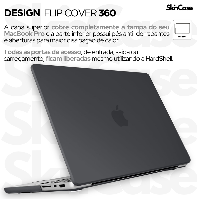 Capa HardCase P/ MacBook Pro 16.2 A2485 2021-2025
