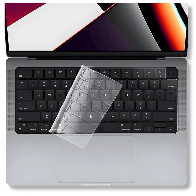 Protetor Teclado MacBook Air 13 e 15 M2 M3 A2681 A3113 A2941 A3114 - Pro 14 16 A2442 A2779 A1918 A2992 A2485 A2780 A2991