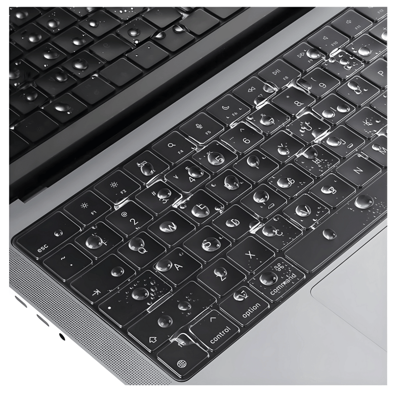 Protetor Teclado MacBook Air 13 e 15 M2 M3 A2681 A3113 A2941 A3114 - Pro 14 16 A2442 A2779 A1918 A2992 A2485 A2780 A2991