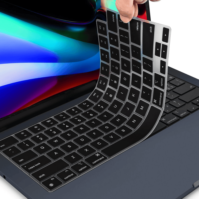 Protetor Teclado MacBook Air 13.6 M2 e M3 Preto