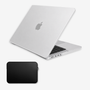 Capa HardShell Transparente Fosca SkinCase para MacBook Pro 16 M1 M2 M3 M4 M5 com Bag Neoprene #cor_transparente fosco
