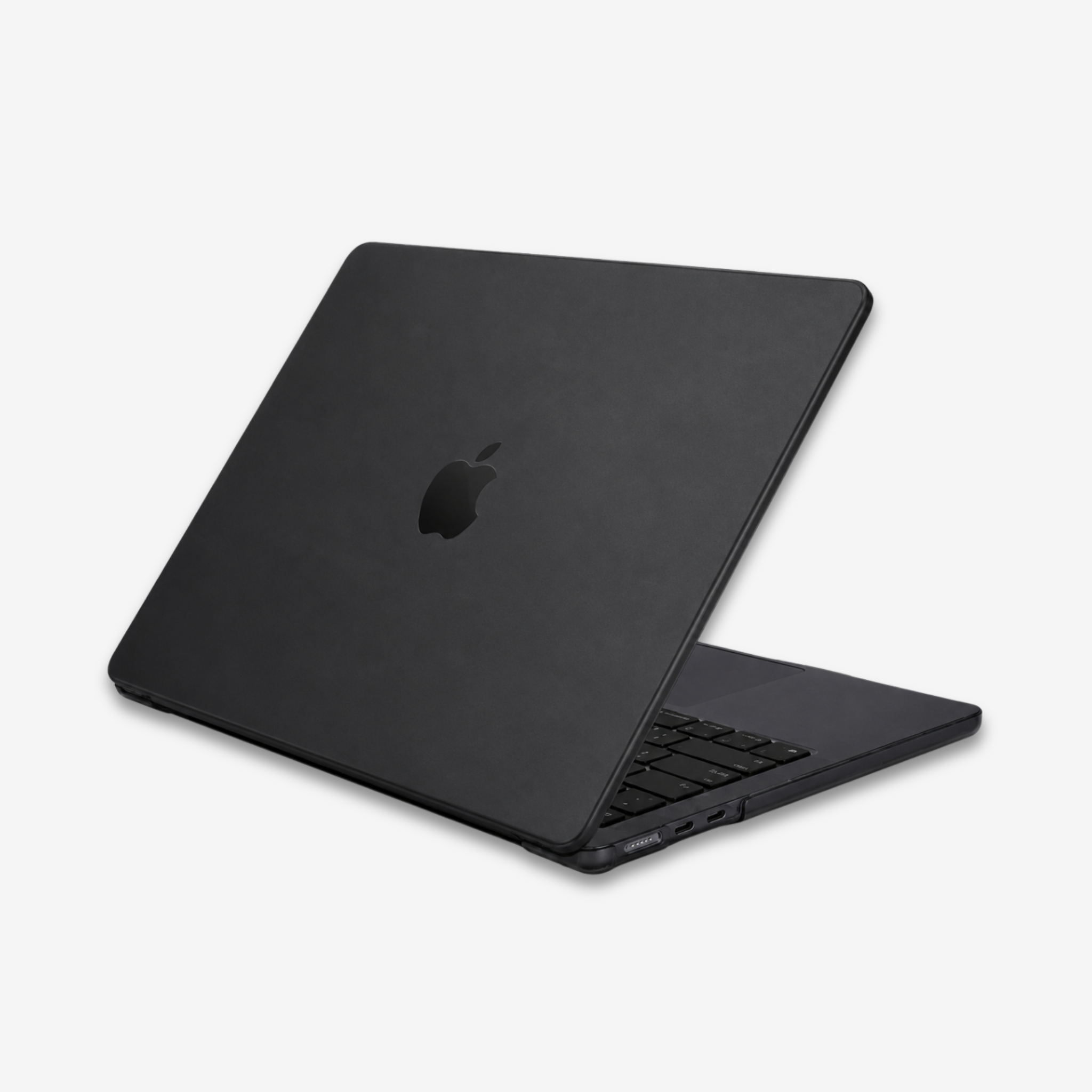 Capa HardShell Preto Fosco para MacBook Air 15 SkinCase #cor_preto fosco