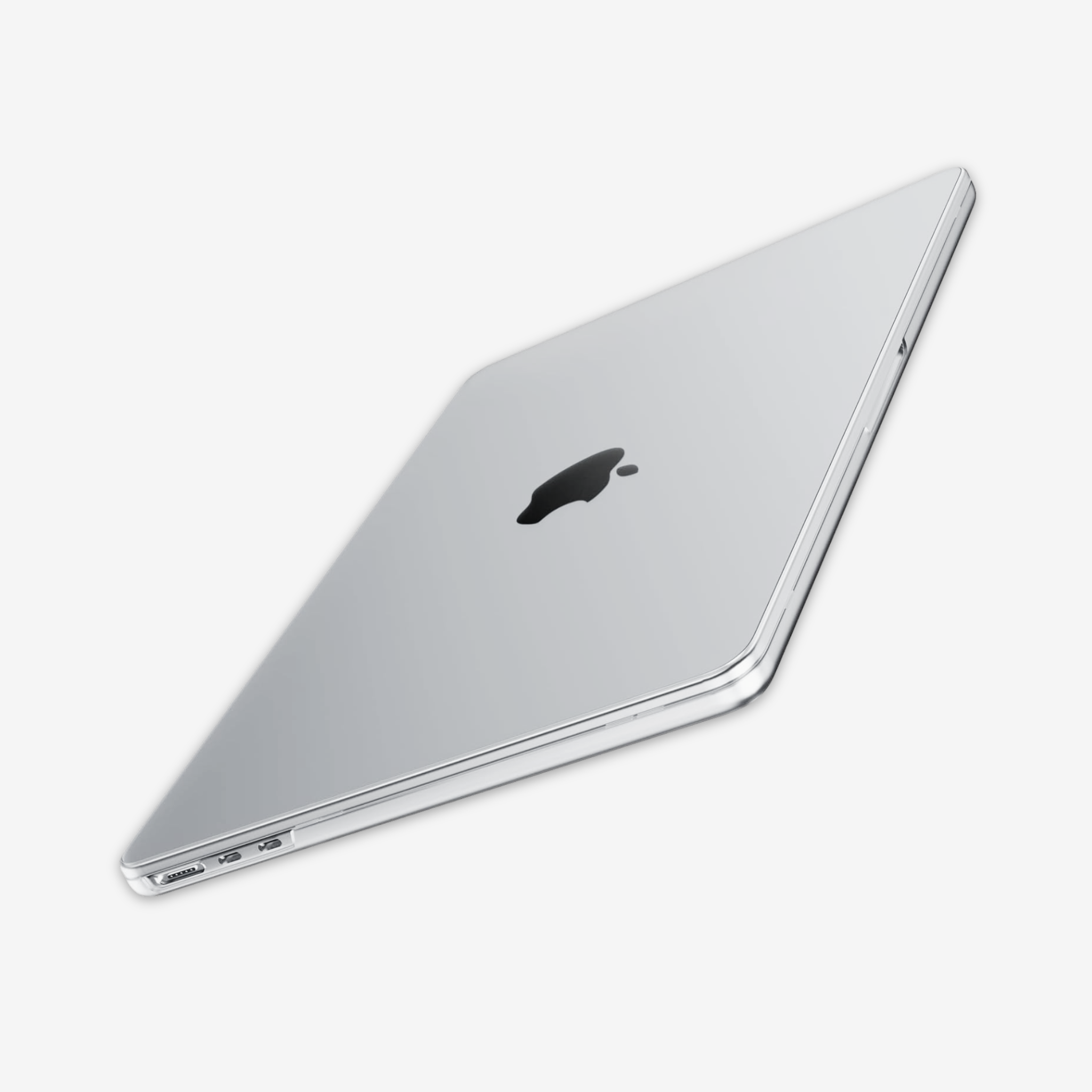 Capa HardShell Transparente Cristal para MacBook Air 15 SkinCase #cor_transparente cristal