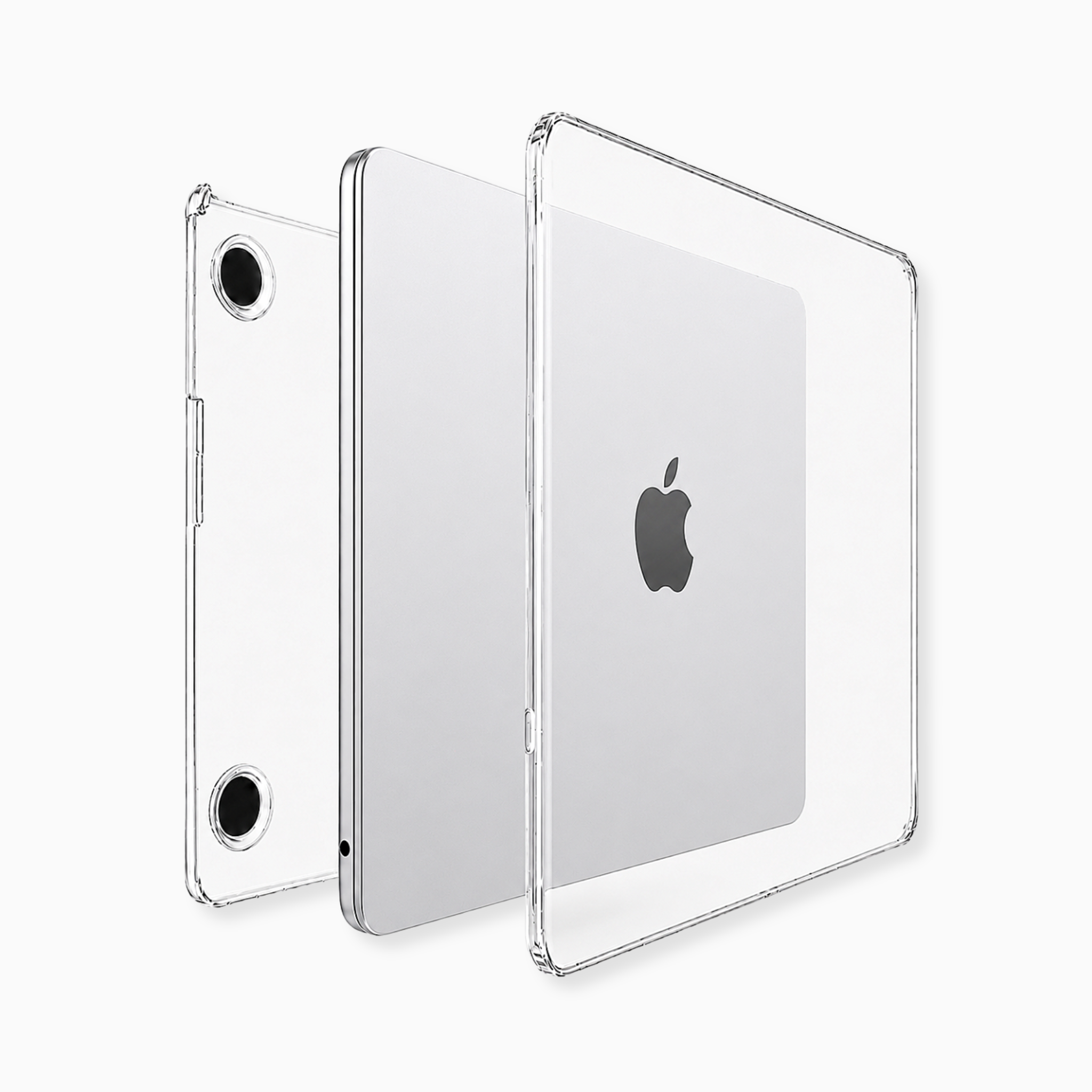 Capa HardShell Transparente Cristal para MacBook Air 15 SkinCase #cor_transparente cristal