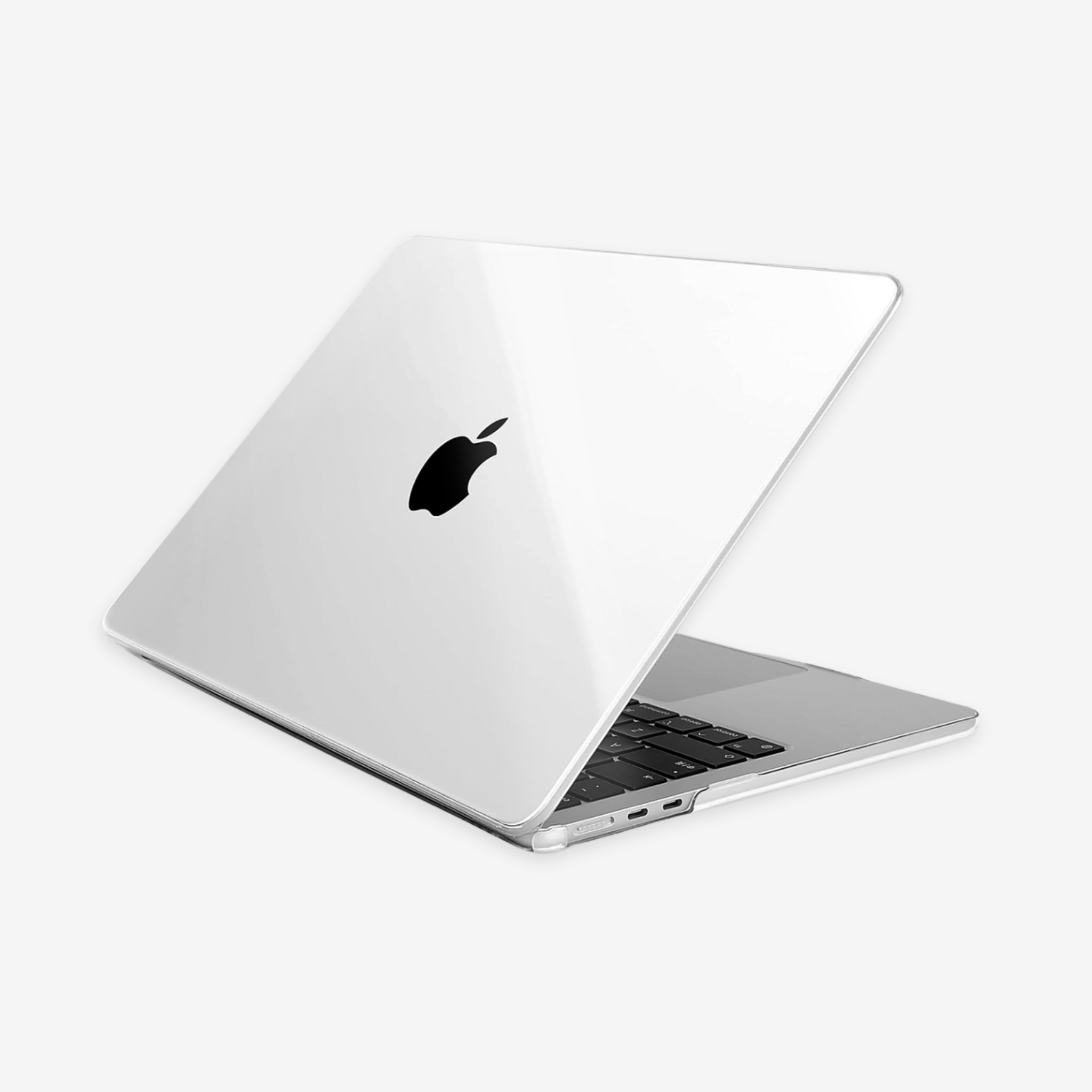 Capa HardShell Transparente Cristal para MacBook Air 15 SkinCase #cor_transparente cristal