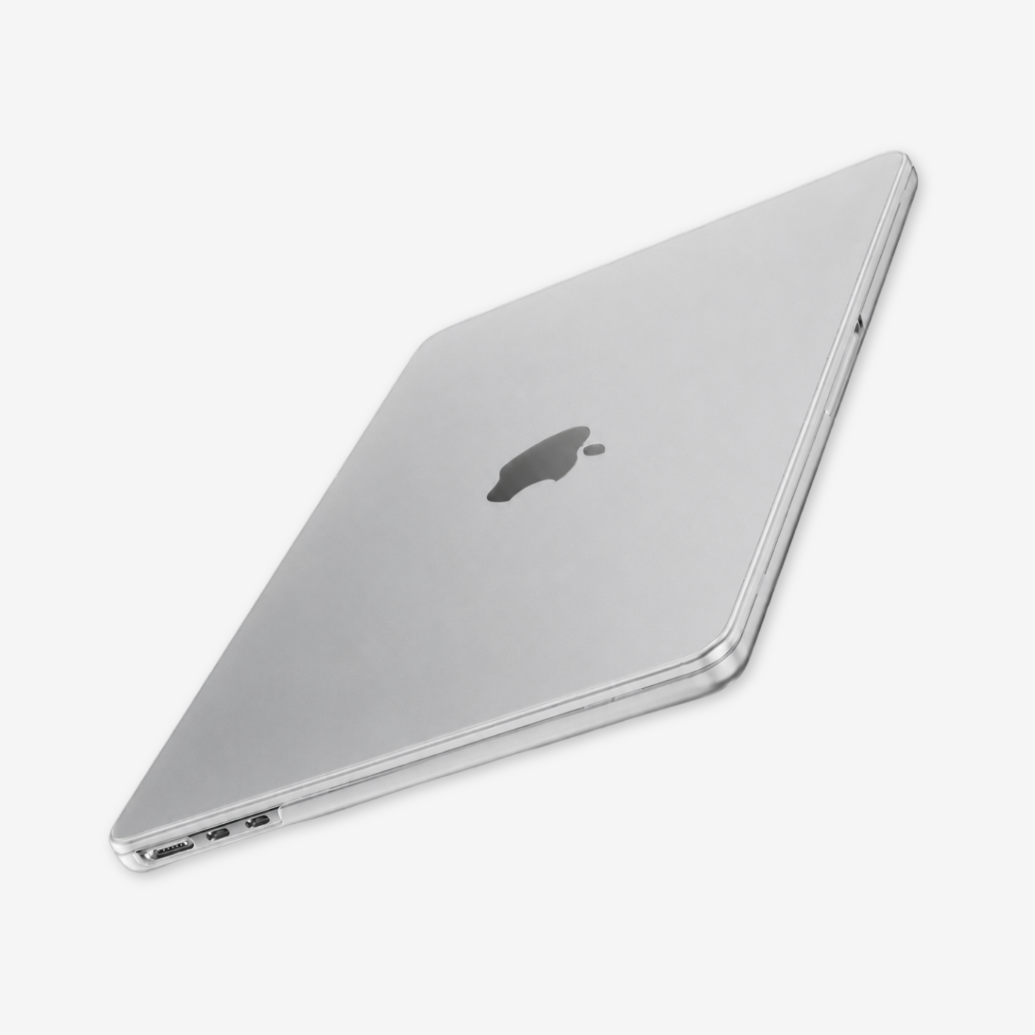 Capa HardShell Transparente Cristal para MacBook Air 15 SkinCase #cor_transparente fosco