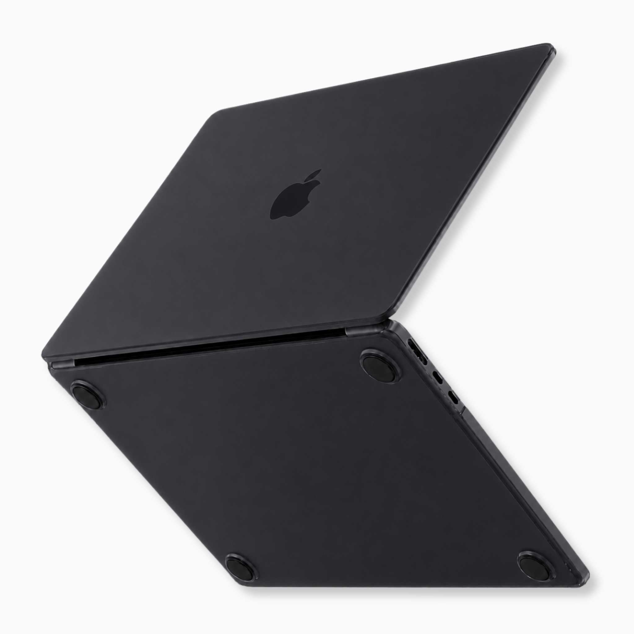 Capa HardShell Preto Fosco para MacBook Air 13 SkinCase #cor_preto fosco