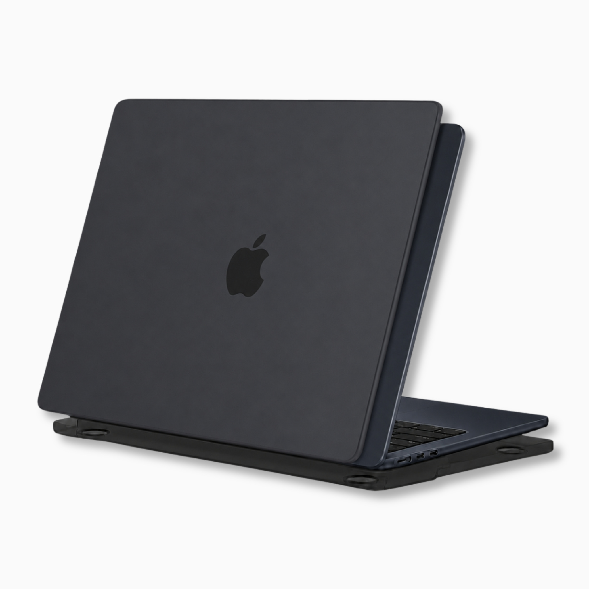 Capa HardShell Preto Fosco para MacBook Air 13 SkinCase #cor_preto fosco