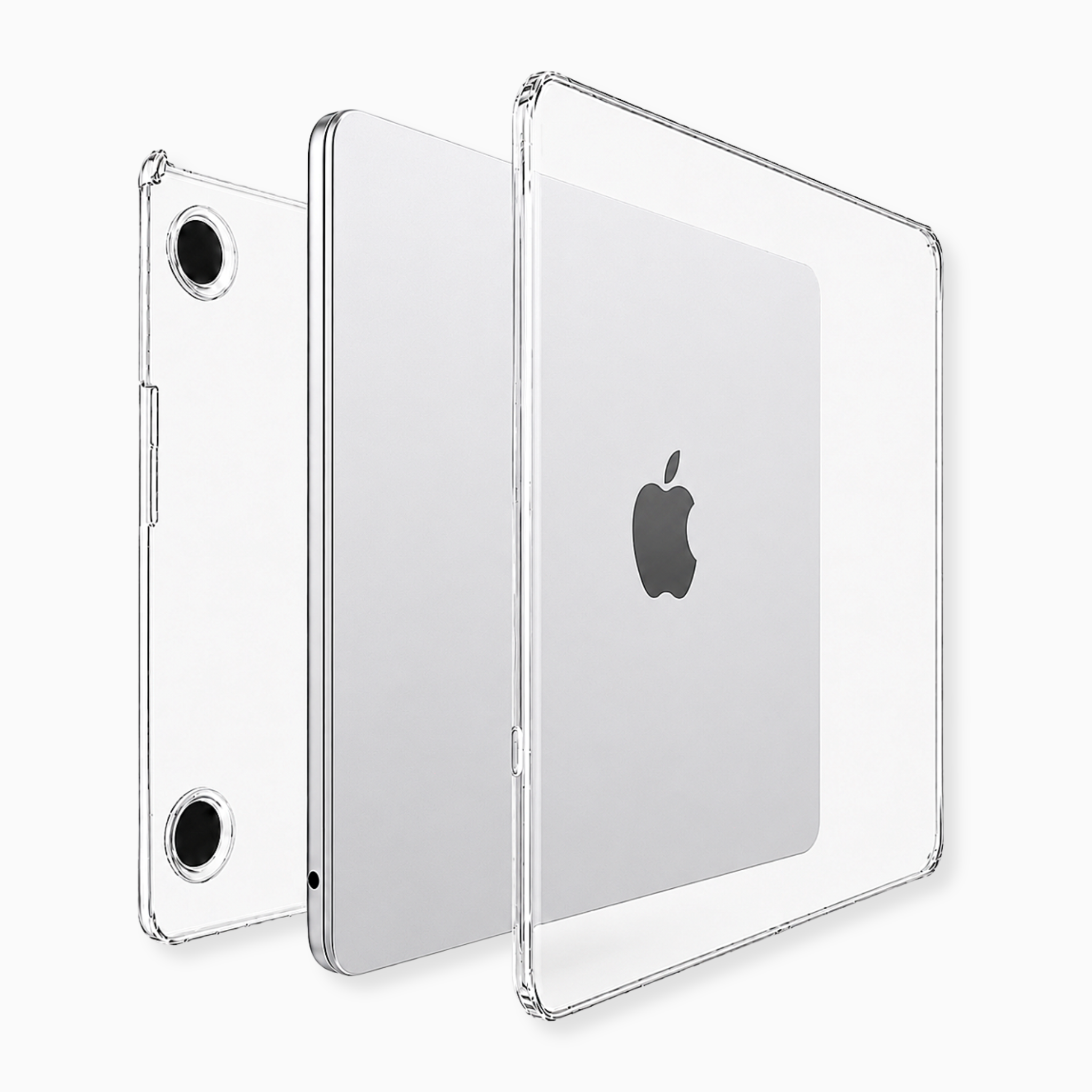 Capa HardShell Transparente Cristal para MacBook Air 13 SkinCase #cor_transparente cristal