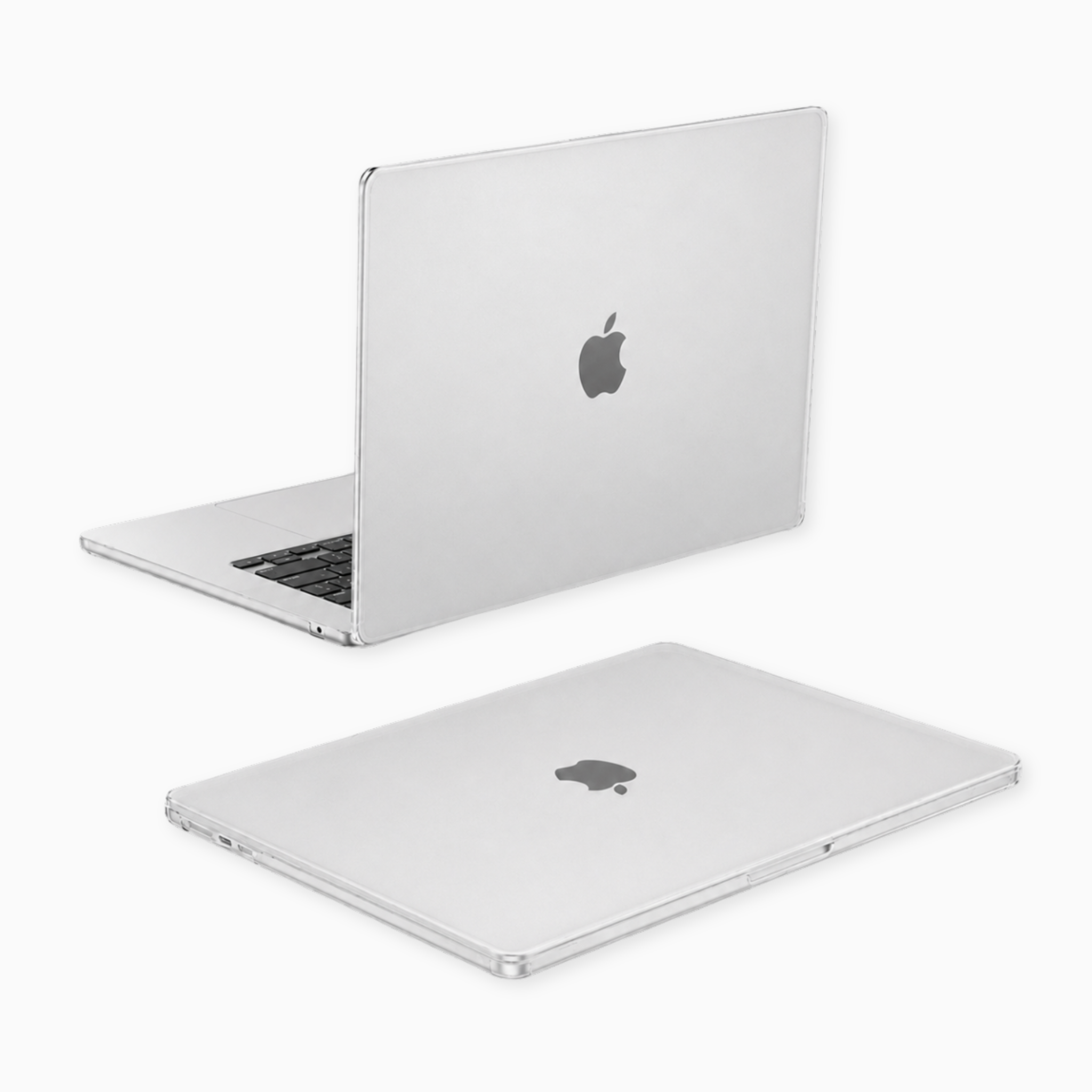 Capa HardShell Transparente Fosco para MacBook Air 13 SkinCase #cor_transparente fosco