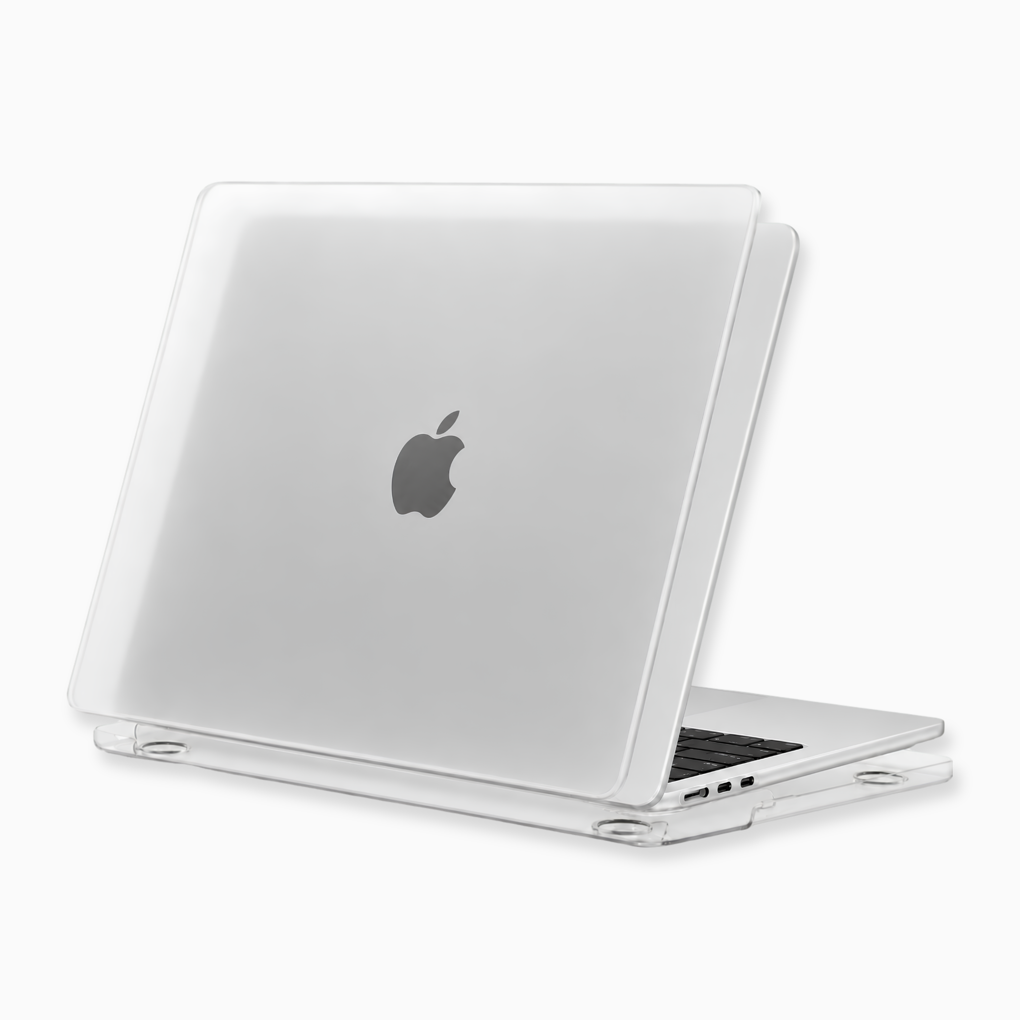 Capa HardShell Transparente Fosco para MacBook Air 13 SkinCase #cor_transparente fosco