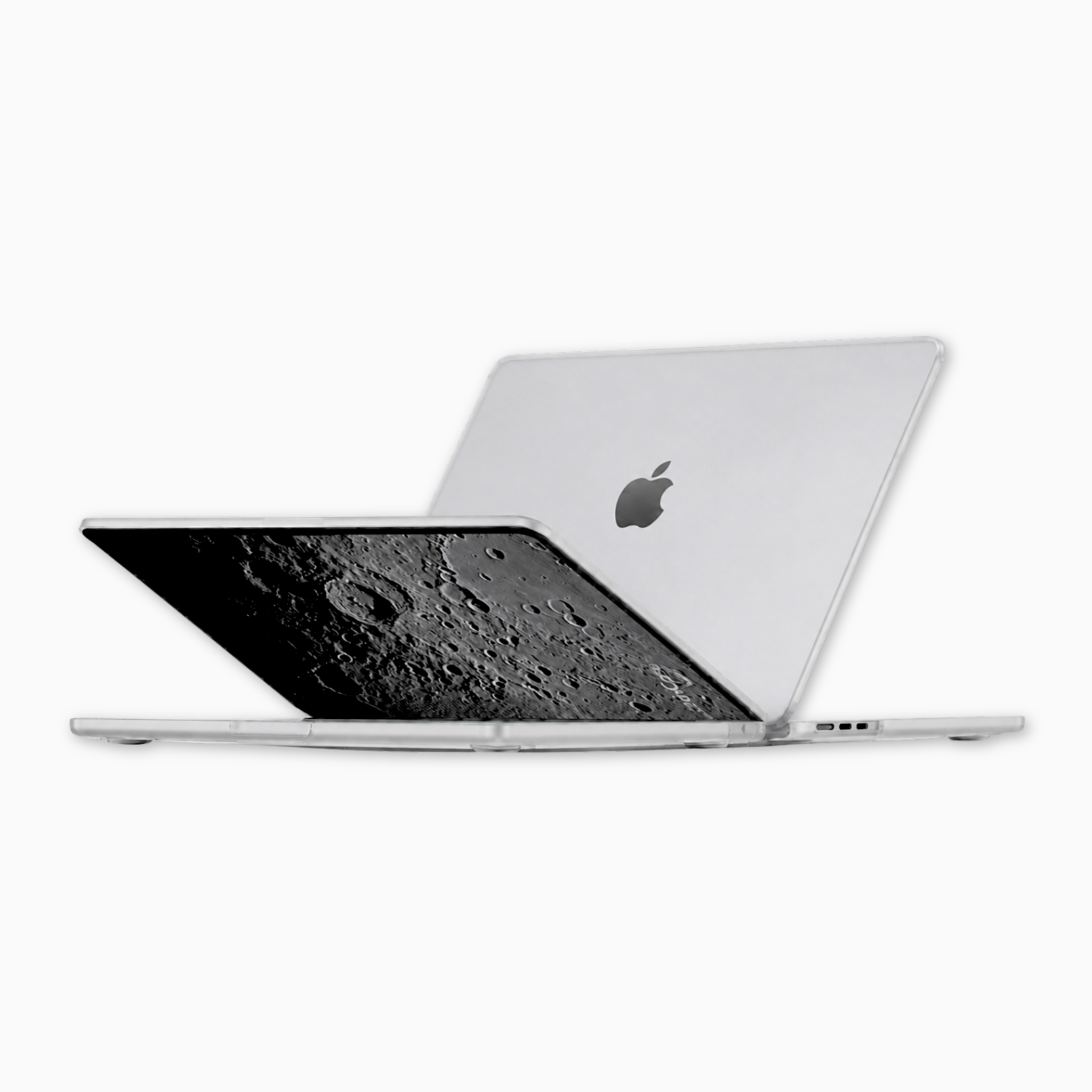 Capa HardShell Transparente Fosco para MacBook Air 13 SkinCase #cor_transparente fosco