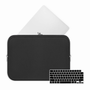 Kit Capa Bag Neoprene Slim + Protetor de Teclado Preto para MacBook Air 13 SkinCase
