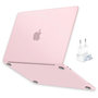 Kit Capa HardShell Rosa Fosca com Plug Adaptador BR para MacBook Neo 13” SkinCase #cor_rosa fosca