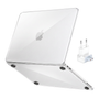 Kit Capa HardShell Transparente Cristal com Plug Adaptador BR para MacBook Neo 13” SkinCase #cor_transparente cristal