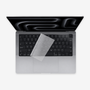 Protetor de Teclado Transparente para MacBook Air 13, Air 15, Pro 14 e Pro 16 Padrão US SkinCase #cor_transparente